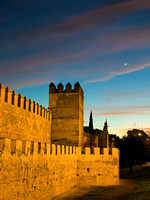 Moorish Wall At Twilight