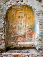 Byzantine Fresco of Saint Cyrus